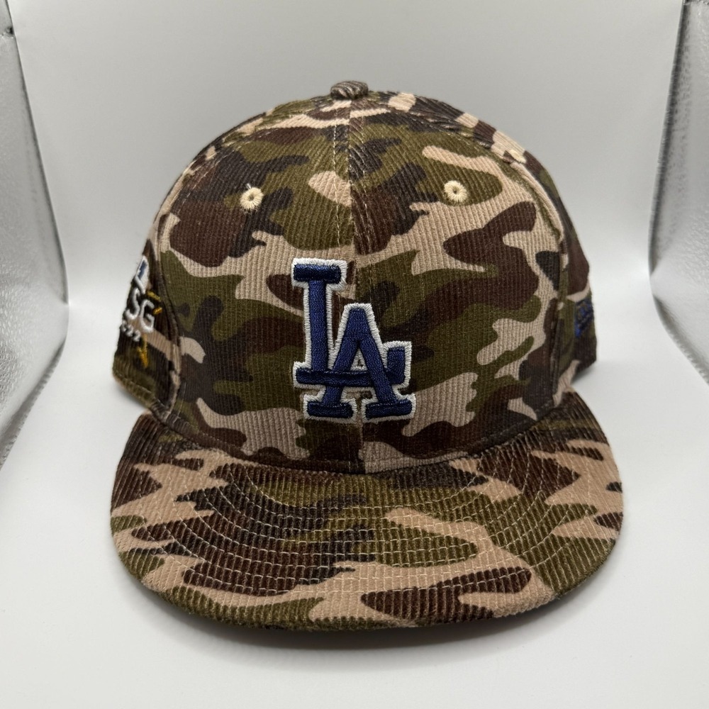 New Era 59Fifty Los Angeles Dodgers Camo Corduroy 2022 ASG Fitted Hat 7 1/4